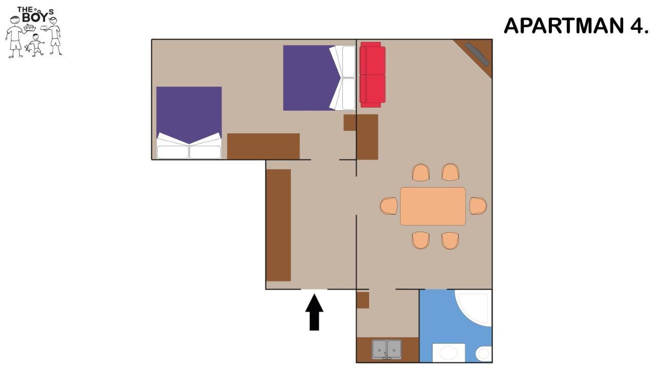 The Boys Apartman Шиофок Экстерьер фото