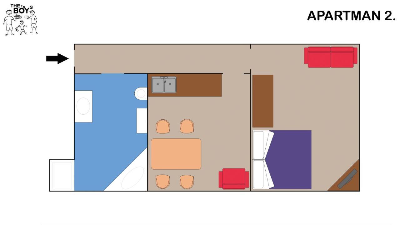The Boys Apartman Шиофок Экстерьер фото